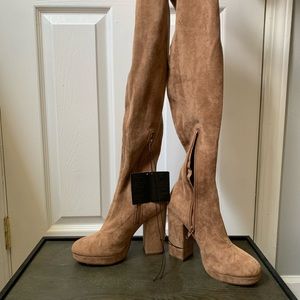 Forever 21 over the knee suede boots